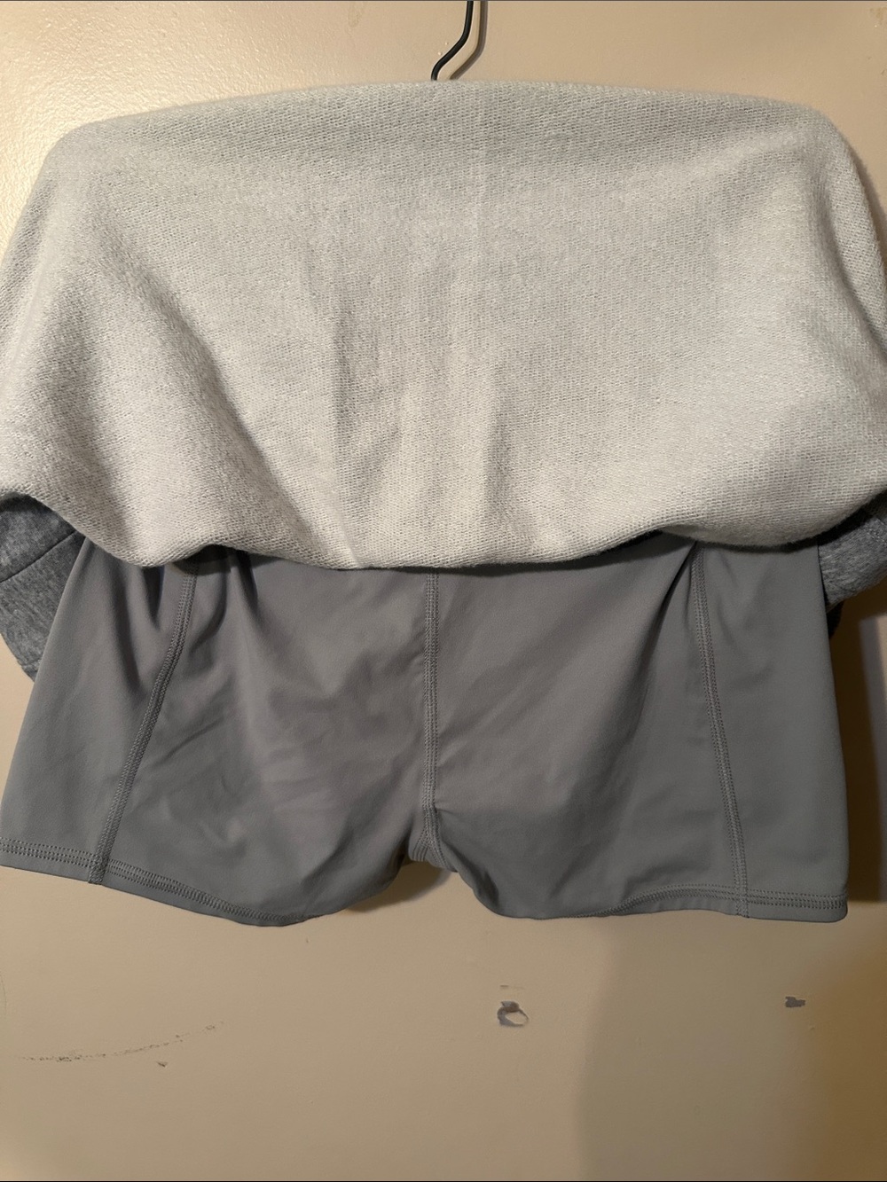 JoyLab Light Gray Drawstring Sweat Skort - Picture 4 of 5